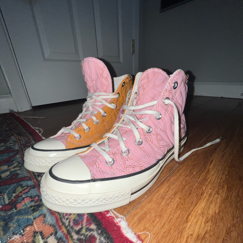 Textured High Top Converse